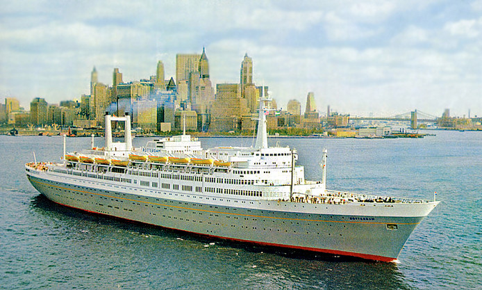 #php.01740 Photo SS ROTTERDAM HOLLAND AMERICA LINE 1959 PAQUEBOT OCEAN LINER 